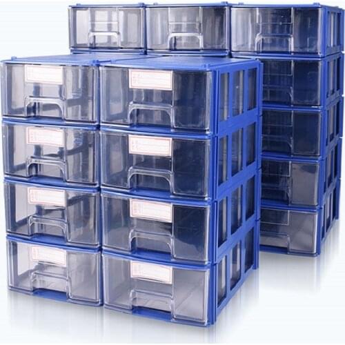 Plastic Small Parts Storage Boxes Rectangle Storage Box Parts Storage Box Container Office Staff Storage Boxes