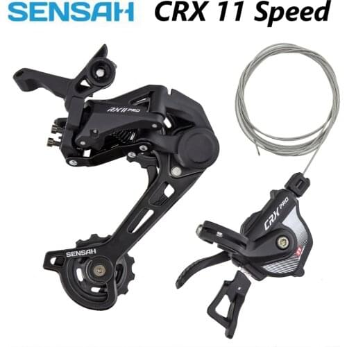 SENSAH MTB 11S Groupset CRX 1x11 speed Trigger Shifter Rear derailleurs 11s Compatible with M7000 M8000, 11-46/50/52T