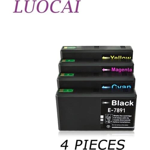 LuoCai Compatible Ink Cartridge For Epson T7891-T7894 For Epson WorkForce Pro WF-5110DW WF-5190DW WF-5620DWF WF-569 Printers