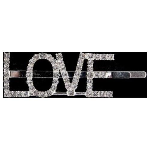 2019 Letter Hair Clip Sweet crystal Hairpin Side Folder letter Headdress Hair Jewelry lady classics barrette Custom Hair Pin