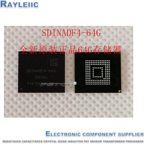 1PCS~10PCS SDINADF4-64G BGA-153 SDINADF4-64 BGA153 SDINADF4 EMMC 5.1 memory chip IC New and original