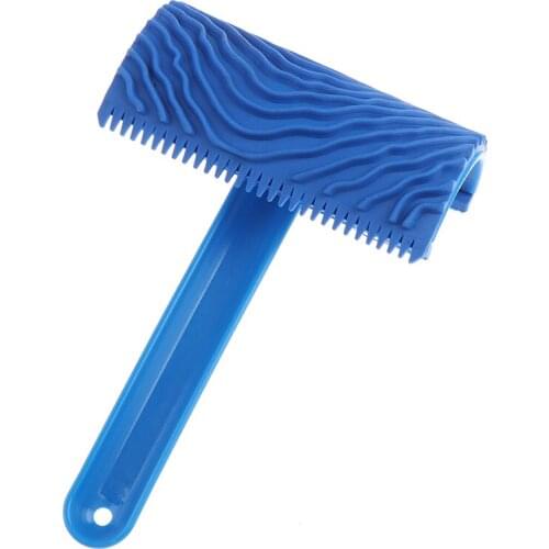 1pc Imitation Wood Graining Pattern Wall Texture Art DIY Brush Painting Tool Rubber Grain Painting Tool Home Decoration