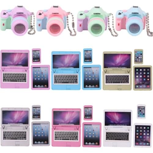 1 Pcs Mini Camera Phone Computer Doll Toy For 18 Inch American Doll & 43 Cm New Born Baby Items Doll Accessories For Girls Gift