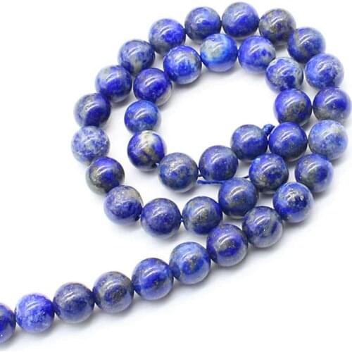 100% Natural Lapis Lazuli Round Beads Strand No Dyed 6mm 15inches Original Color Semiprecious Stone Beads TSB0228