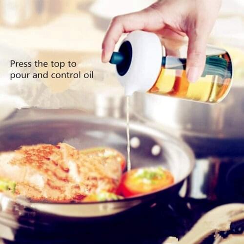 3 Pcs Oil Dispenser Bottle Opening Glass Condiment Bottles with Silicone Brush for Cooking BBQ Baking