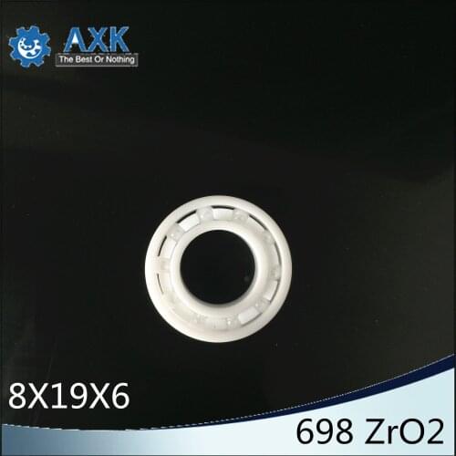 698 Full Ceramic Bearing ( 1 PC ) 8*19*6 mm ZrO2 Material 698CE All Zirconia Ceramic 619/8 Ball Bearings