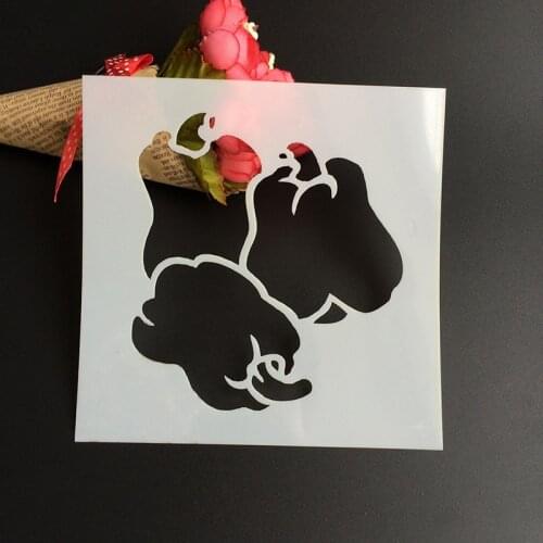 1 Sheet Layering dish Stencils for DIY Scrapbooking/photo album Decorative Embossing DIY Paper Cards Crafts