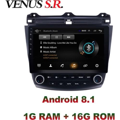 IDOICT Android 8.1 Car DVD Player GPS Navigation Multimedia For Honda Accord 7 Radio 2004-2007 car stereo