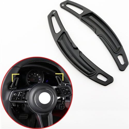 Car PDK Shift Paddle Shifter Extension Steering Wheel Fit For Porsche 911 718 991 Macan Panamera Cayenne Accessories