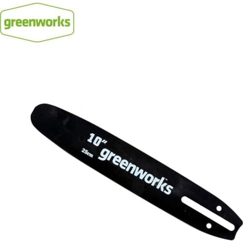 Greenworks 10 Inch Guide Bar for 20362 2000102 And 29052 Genuine Greenworks Replacement Part Chainsaw Accessories