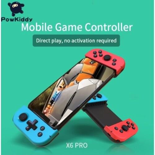 POWKIDDY X6PRO Joystick Wireless Bluetooth Game Controller Telescopic Gamepad For Android Mobile Phone Game Handle PC 3D Games