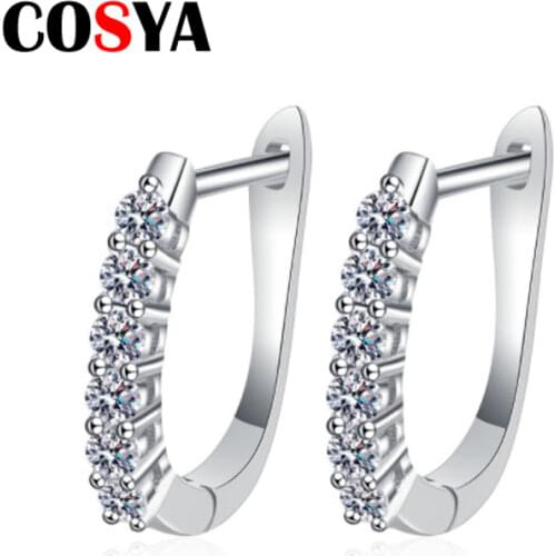 Женские золотые серьги COSYA China At AliExpress