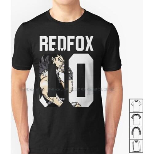 Fairy Tail Gajeel Redfox T Shirt 100% Cotton Animates Manga Fairytail Lucy Magus Magic 99 Leo Lion Virgo Celest Galaxy Cute