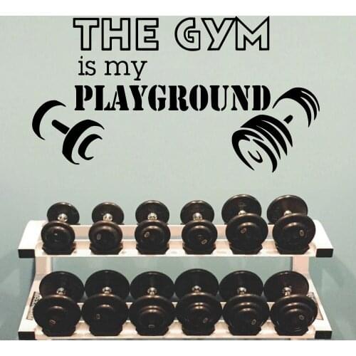 Beauty Gym Decorative Sticker Waterproof Home Decor For Living Room Bedroom Waterproof Wall Art Decal