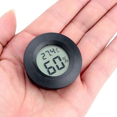 Mini LCD Thermometer Hygrometer Digital Temperature Humidity Meter Detector Thermograph Indoor Room Instrument Dropshipping