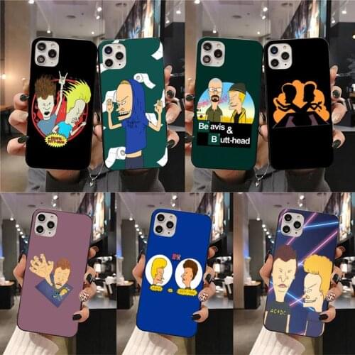 Cartoon Beavis And Butthead Phone Case For iphone 12 11 Pro Max Mini XS Max 8 7 6 6S Plus X 5S SE 2020 XR cover