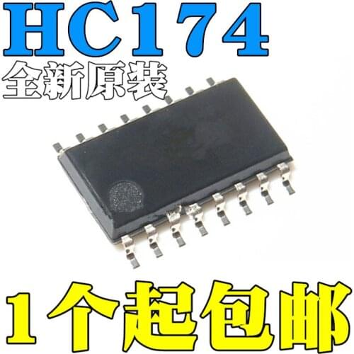 New and original SN74HC174NSR HC174 SOP16 Latch IC chip 5.2MM Logic chip, a new integrated circuit chips