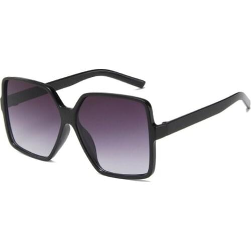 New Fashion Big Frame Woman Sunglasses Retro Gradient Color Sunglasses Brand Design Trend Street Shooting Glasses UV400