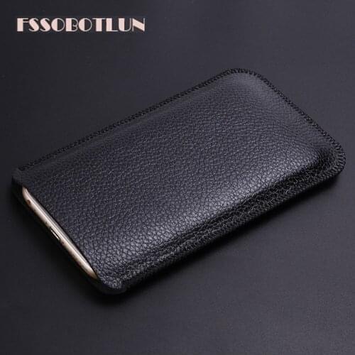 For General Mobile GM8 super slim sleeve pouch cover,Luxury Microfiber Leather case For Google General Mobile GM 8 GM8 Phone bag