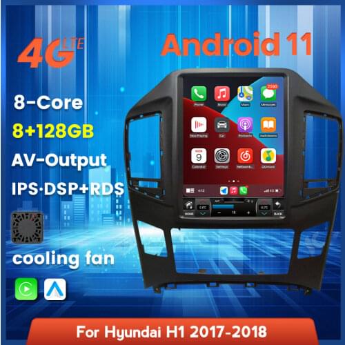 Tesla Style Autoradio Smart Car Radio for Hyundai Grand Starex H1 2015 2016 2017 2018 support Bluetooth DSP Carplay Accessories