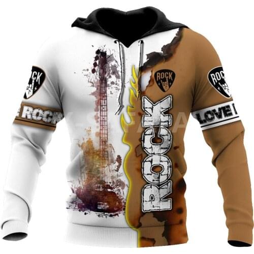 Guitar Musical Instrument 3D Print Size XS-7XL Hoodie Man Women Harajuku Outwear Zipper Pullover Sweatshirt Casual Unisex-4