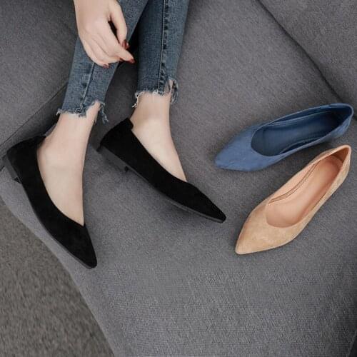 Pointed Toe Flats Loafers Women Slip On Shoes For Women Moccasins Womens Female+shoes Chaussures Femmes T Nouveau 2020 Ayakkabı