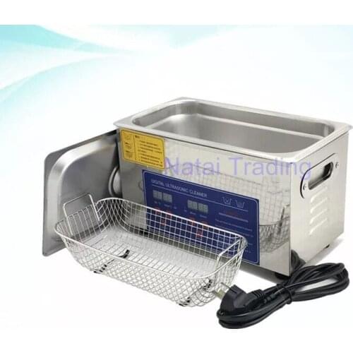 Ultrasonic cleaner stainless steel 120W 3L diesel injector cleaning machine for Bosch Denso Delphi injector repair tool