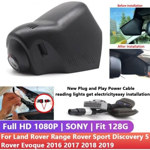 Hidden 1080P Plug and play Car DVR dash cam Camera For Land Rover Range Rover Sport Discovery 5 Rover Evoque 2016 2017 2018 2019