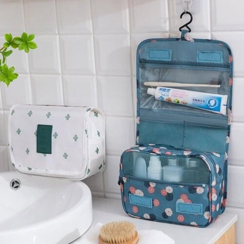 Large Capacity Waterproof Women Makeup Bag Toiletries Organizer Beauty Neceser Hanging Bathroom Wash Bag Travel Cosmetic Bag