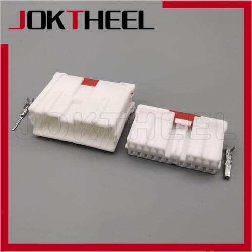 1/5/10/20 sets 20 pin way male female unsealed cable Vehicle line plug automotive electrical wire connector with pins terminal