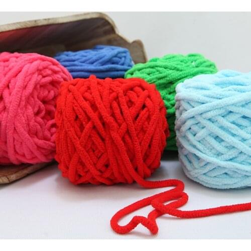 1pc Soft Smooth Yarn Thick Yarn DIY Hand-knitted Hat Gloves Scarf Wool Yarn Sweater Blanket Keep Warm In Winter Crochet Yarn 100