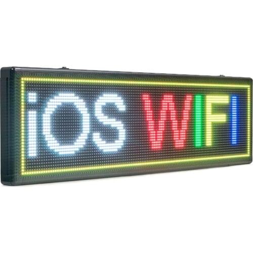 294CM Outdoor Waterproof RGB Full Color LED Display Panle wifi Programmable scrolling Message Board for Shop window Ad business