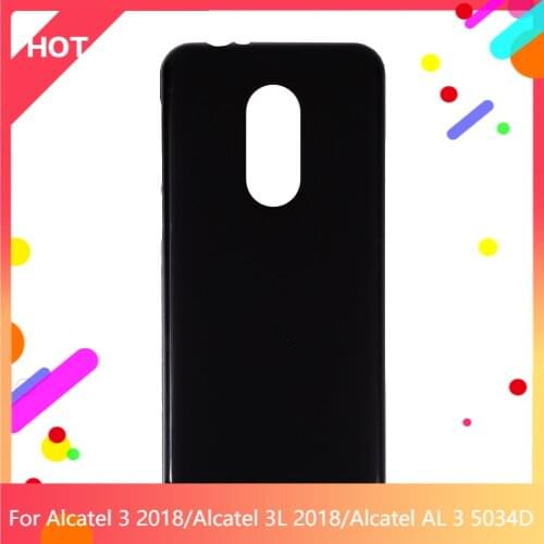 3 2018 Case Matte Soft Silicone TPU Back Cover For Alcatel 3L 2018 Alcatel AL 3 5034D Phone Case Slim shockproof