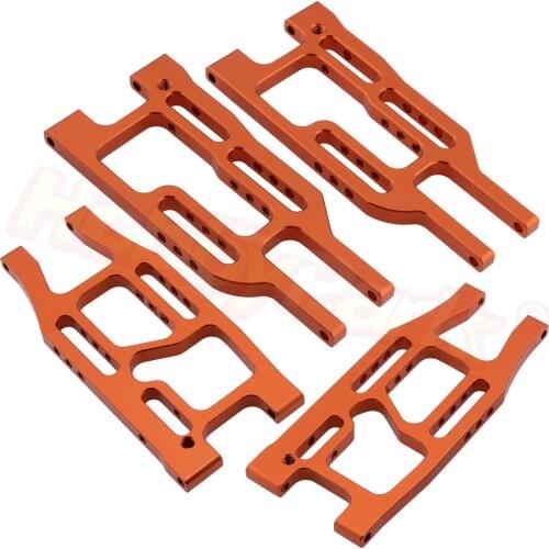 Aluminum Front & Rear Lower Suspension Arm Replace #101213 For 1/10 HPI Bullet ST 3.0 MT WR8 NITRO FLUX RTR Kit Upgrade Parts