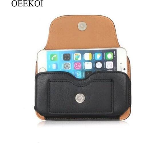 OEEKOI Rhino Pattern Belt Clip Holster Pouch Case for Ark Wizard 1/Benefit S505/S503 Max/M503/S501