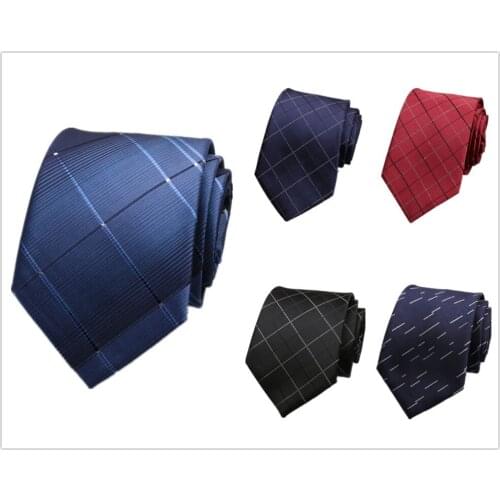 HOOYI Mens Neck Ties Fashion Plaid Stripe Business Necktie