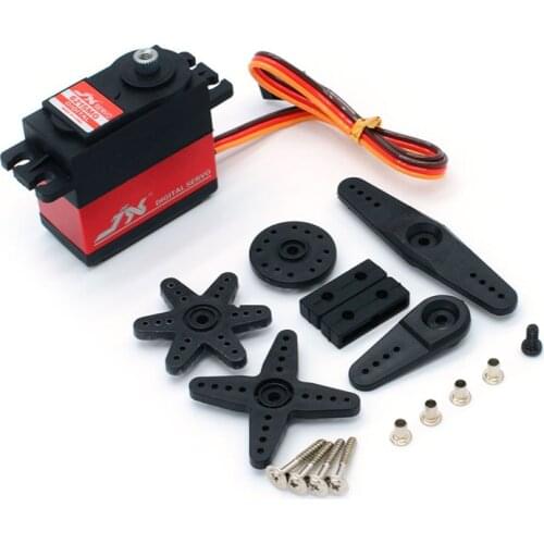 JX PDI-6215MG 15kg High Torque Metal Gear Steering Gear Servo For RC Helicopter Drone Tank Climbing Car Robot Parts