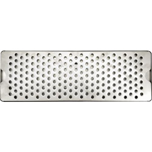PUNCHED KEGLAND STAINLESS STEEL COUNTER TOP DRIP TRAY (50CM)