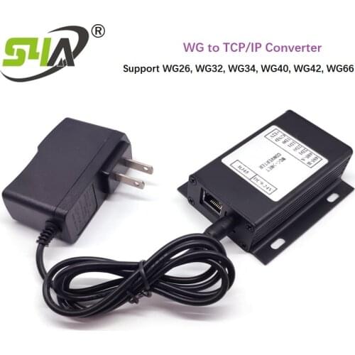 Wiegand to TCP/IP Converter, Network to Wiegand Two-way WG26/WG34 Converter, Network to Wiegand RJ45 Converter