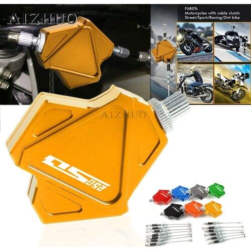Motorcycle CNC Aluminum Stunt Clutch Lever Easy Pull Cable System For Suzuki 250SB 250 SB 2002 2003 2004 2005 2006 2007 2008