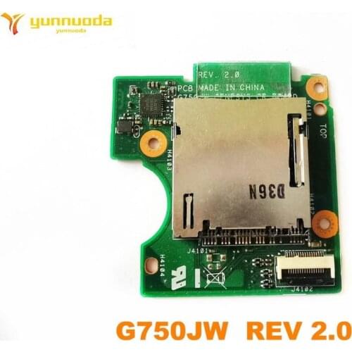 Original FOR ASUS G750JW DC Power Jack Board Socket Switch Button G750JW REV 2.0 tested good free shipping