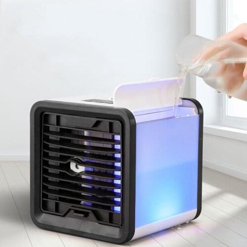 Spray Air-Conditioning Fan. USB Air-Conditioning Fan with 3-Speed Silent Air-Conditioning Radiator for Home Office