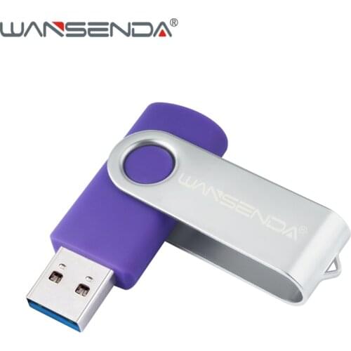 WANSENDA USB Flash Drive USB 3.0 Rotation Pen Drive 256GB 128GB 64GB 32GB 16GB 8GB 4GB Pendrives High Speed USB Memory Stick