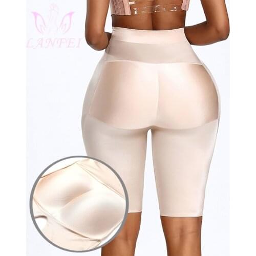 LANFEI Women Butt Lifter Fake Ass Panties Slim Shapewear Hip Enhancer Mesh Breathable Booty Pad Seamless Underwear Body Shaper