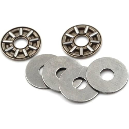 2sets AXK0619 6mm x 19mm x 2mm Thrust Needle Roller Bearing With Two Washers