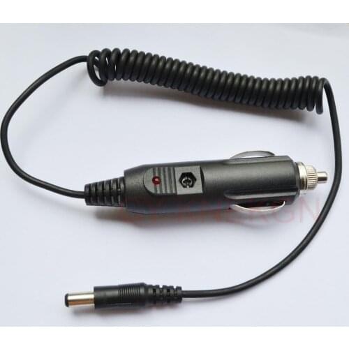 50pcs High-quality, all-copper car charger 12V / 24V Power adapter Cigarette Lighter 1.5M DC 5.5mm x 2.1mm Free shipping