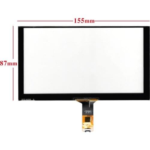 6.2-inch 155*87 DVD GPS navigation touch screen industrial control machine handwritten external screen free delivery