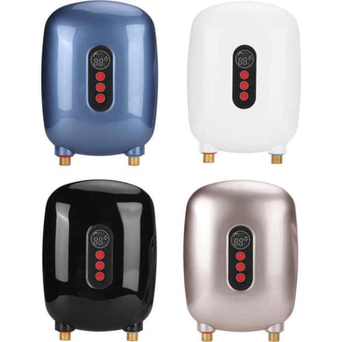 6500W Instant Water Heater Fast Heating Temperature Display 220V for Household Kitchen Bathroom