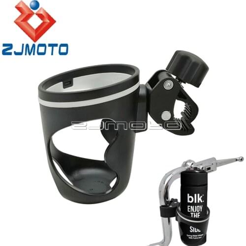 ABS Plastic Cup Holder Motorcycle Crash Bar Drink Cup Holder Bicycle Accessories Beverage Water Bottle Cage Drink Cup Holder