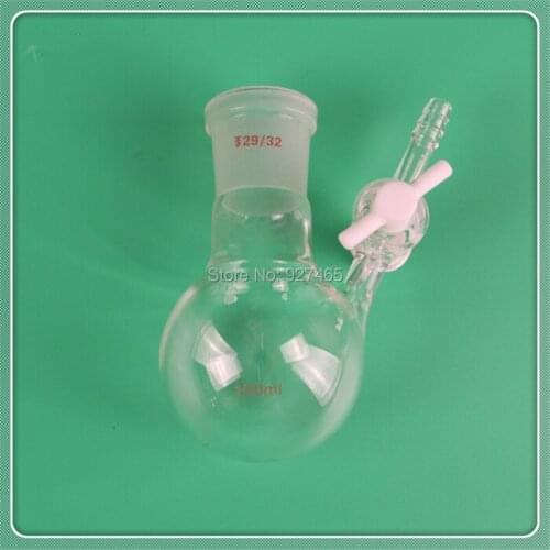 Nitrogen flasks, round bottom (Schlenk Flasks) with PTFE stopcock,100ml